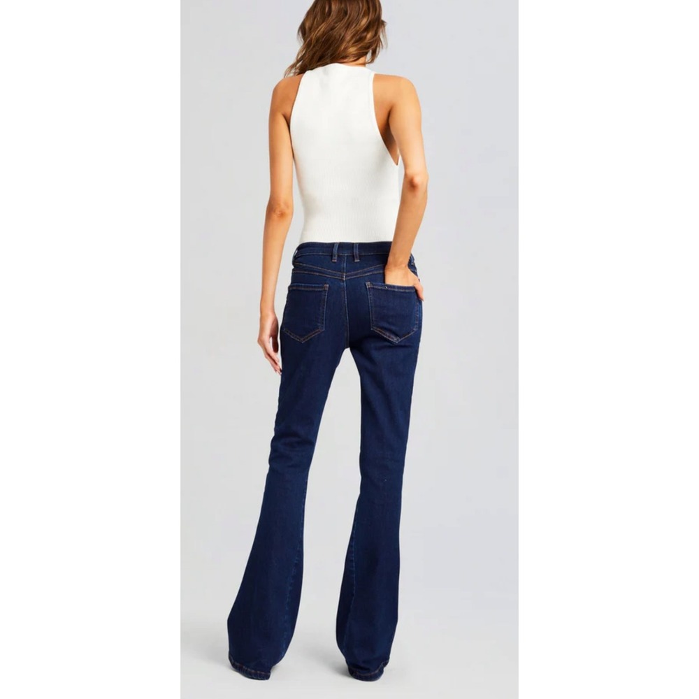 NWT Ser.o.ya Trisha Mid Rise Flare Pant Jeans Sz 27 $278 - Picture 5 of 13
